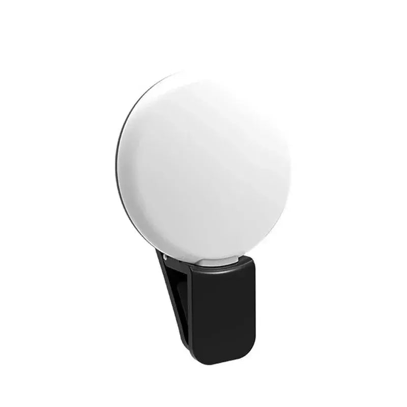 Mobile Phone LED Selfie Ring Light Portable Mini Durable Practical Three Stop Dimming Circle Photography Clip Fill Light GreatEagleInc