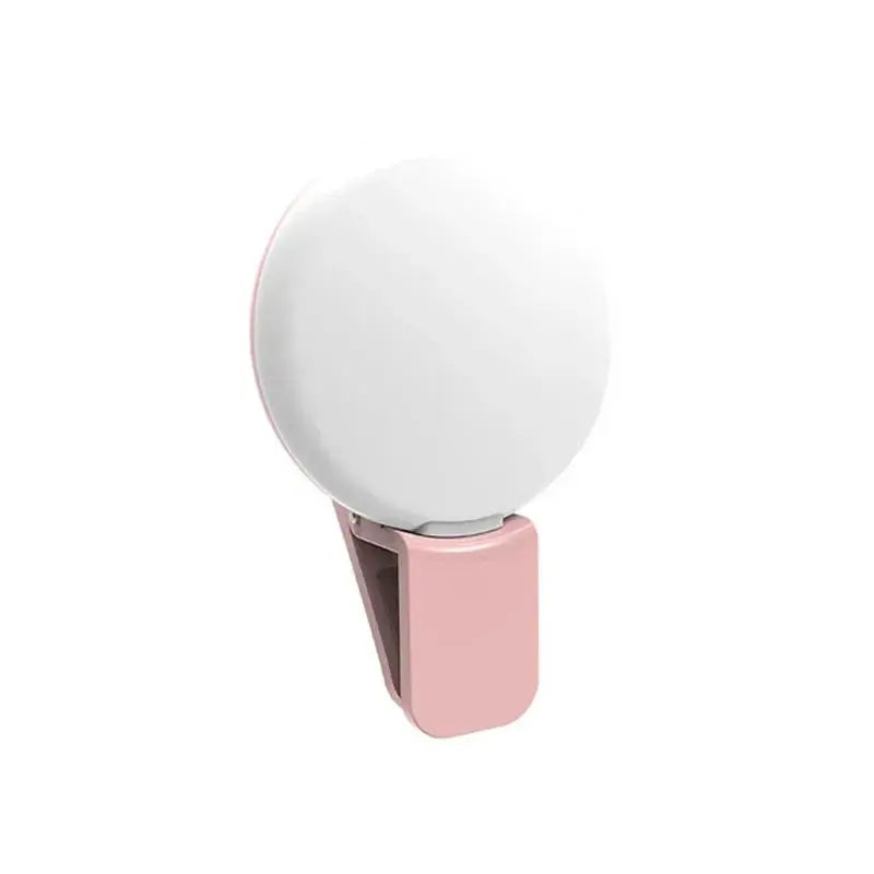 Mobile Phone LED Selfie Ring Light Portable Mini Durable Practical Three Stop Dimming Circle Photography Clip Fill Light GreatEagleInc