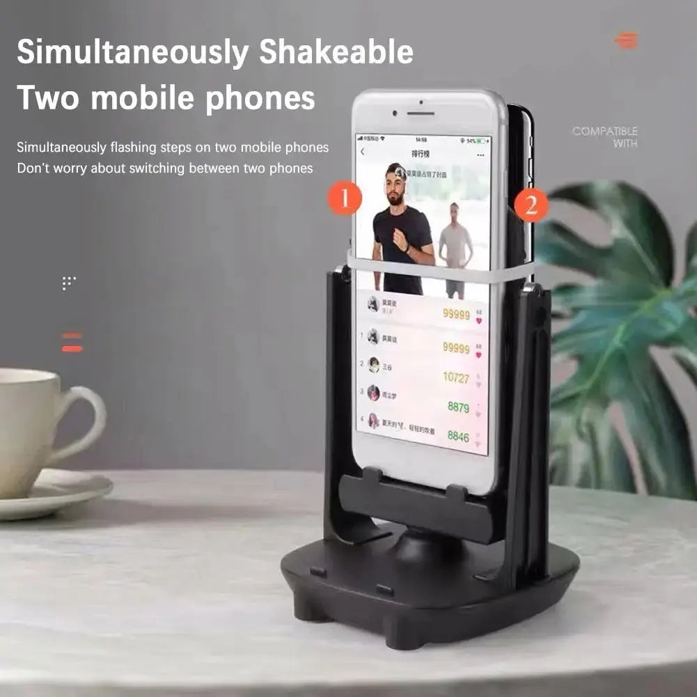 Mobile Phone Walking Swing Shaker Holder Automatic Device Phone Pedometer Step Counter Shaking Accessories Silent For All Phones GreatEagleInc