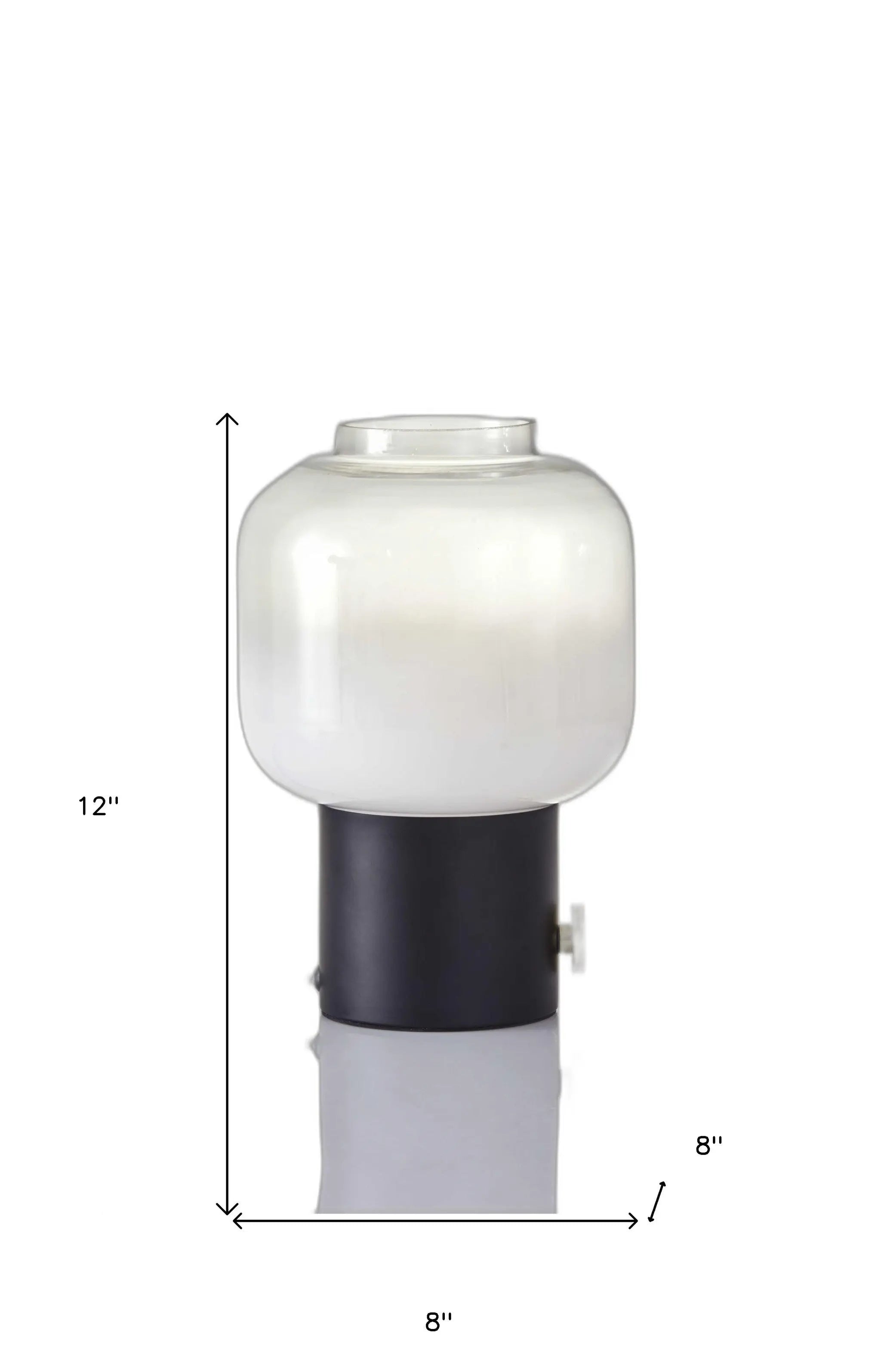 Mod Pod Black Glass Table Lamp - GreatEagleInc