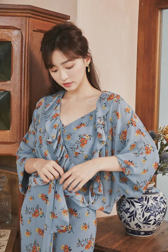 Molifusu | Blue Mermaid Dress Fangyan