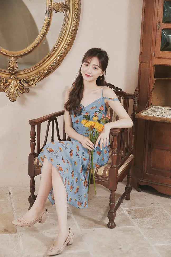 Molifusu | Blue Mermaid Dress Fangyan