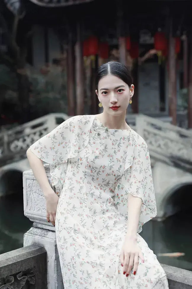 Molifusu  | Ruffle Hecatolite Dress Fangyan