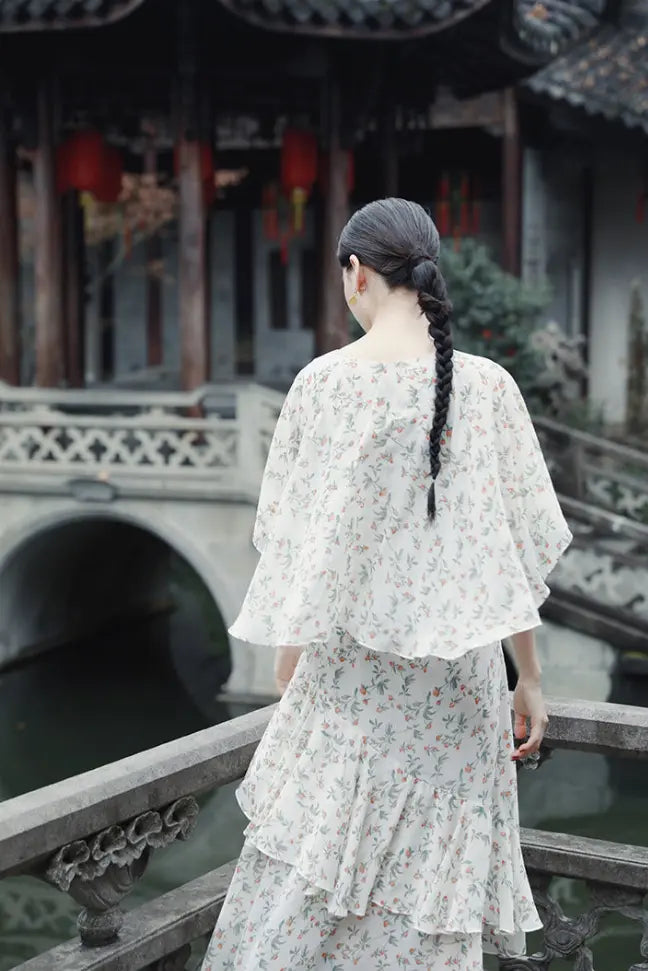 Molifusu  | Ruffle Hecatolite Dress Fangyan