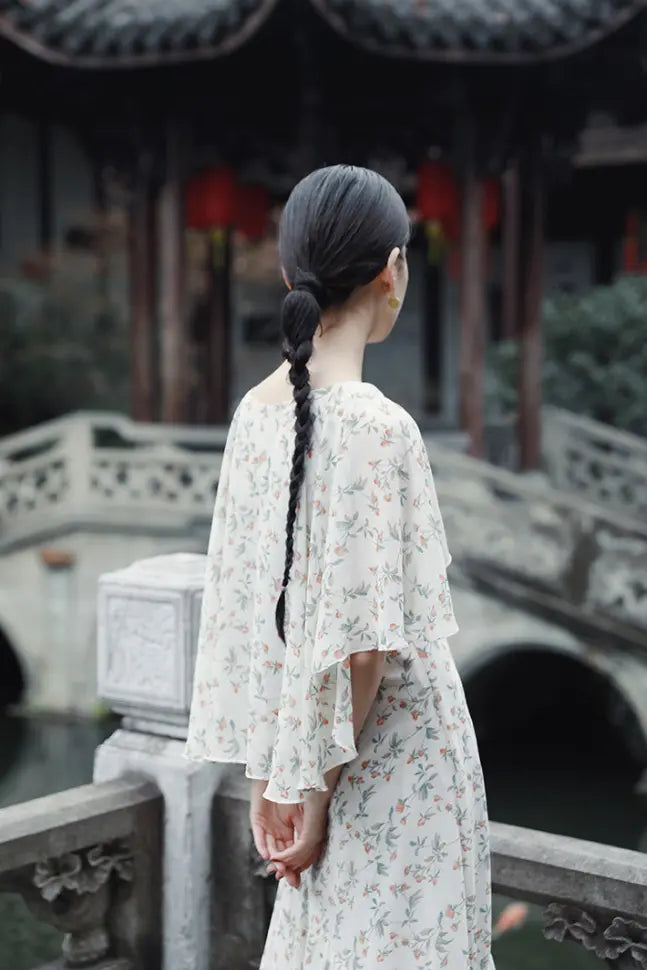 Molifusu  | Ruffle Hecatolite Dress Fangyan