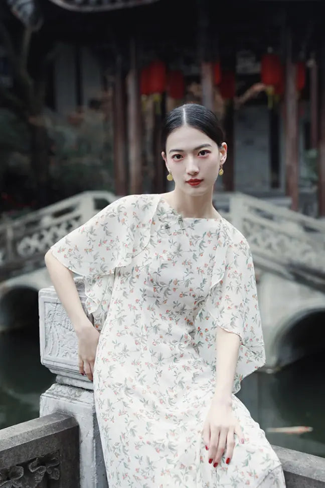 Molifusu  | Ruffle Hecatolite Dress Fangyan