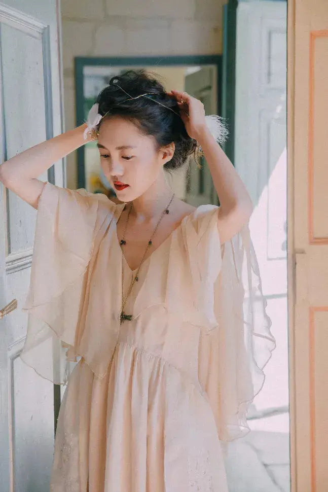 Molifusu  | White Midsummer Night's Dream Dress Fangyan