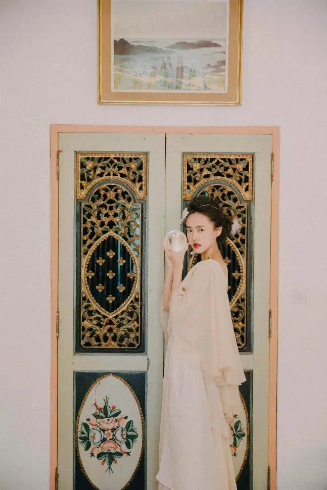 Molifusu  | White Midsummer Night's Dream Dress Fangyan