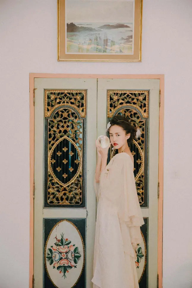 Molifusu  | White Midsummer Night's Dream Dress Fangyan