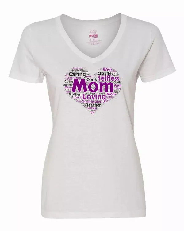 Mom is my Heart Shirt Bad Baby Inc