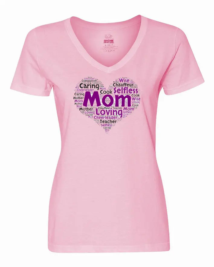 Mom is my Heart Shirt Bad Baby Inc
