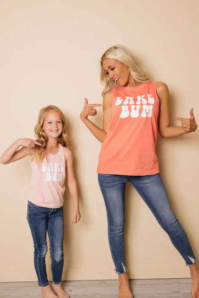 Mommy and Me Lake Bum Tank Top -Mommy Stay Warm in Style