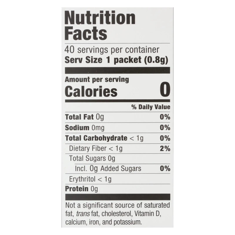Monk Fruit In The Raw - Swtnr Mnk Fruit N Rw Keto - Case Of 8-40 Pkt In The Raw