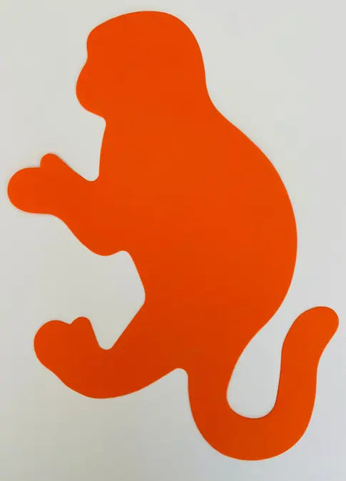 Monkey  Assorted Color Super Cut-Outs Creative Shapes