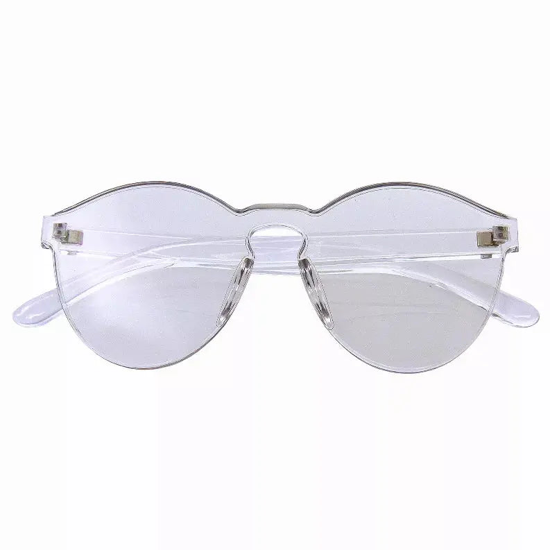 Mono Block Rimless PC Color Tone Lens Sunglasses Eyewear Glasses Sunglass Memphis