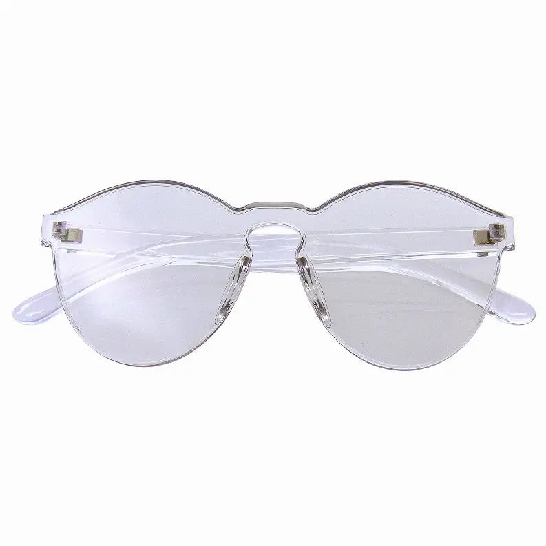 Mono Block Rimless PC Color Tone Lens Sunglasses Eyewear Glasses Sunglass Memphis