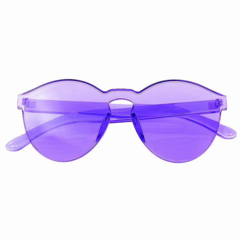 Mono Block Rimless PC Color Tone Lens Sunglasses Eyewear Glasses Sunglass Memphis