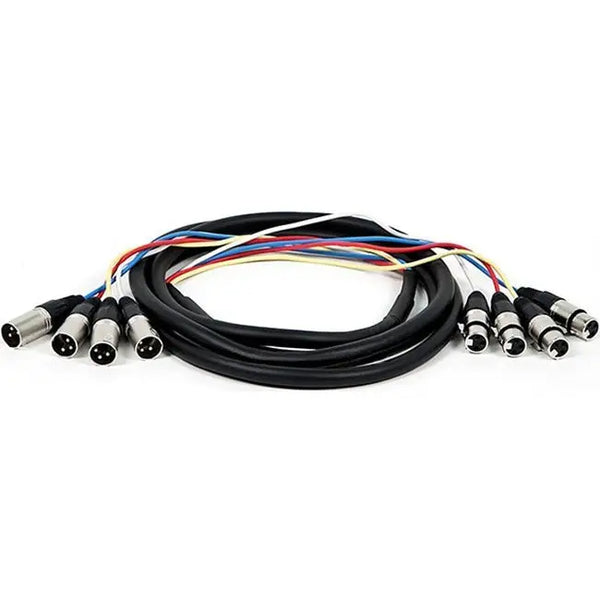 Monoprice 10ft 4-Channel XLR Male to XLR Female Snake Cable Monoprice, Inc