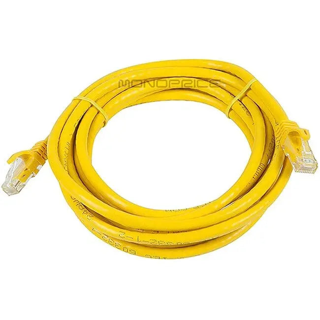 Monoprice FLEXboot Series Cat6 24AWG UTP Ethernet Network Patch Cable, 10ft Yellow Monoprice, Inc