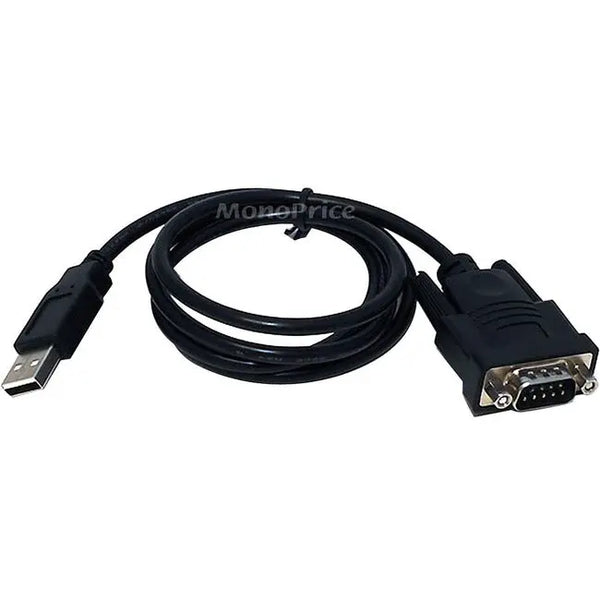 Monoprice USB to Serial Convert Cable ( DB9M / USB A Male) - 3FT Monoprice, Inc