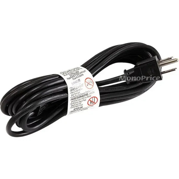 Monoprice, Inc. Grounded Ac Power Cord_ 15ft Black Monoprice, Inc.