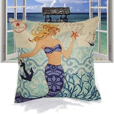 Moods of A Mermaid Cushion Covers Vista Shops