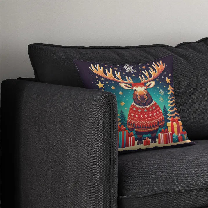 Moose Christmas Pair of Pot Holders Caroline's Treasures