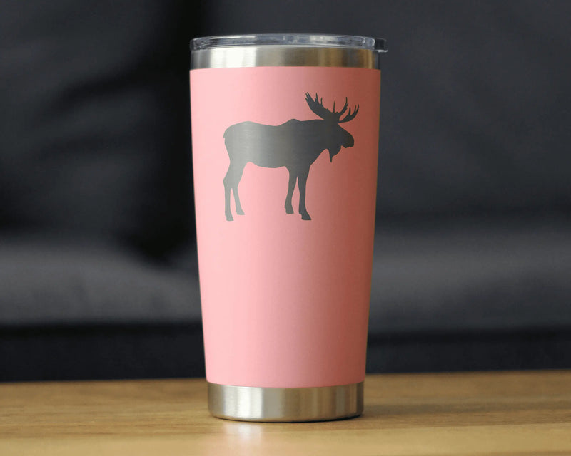 Moose Insulated Travel Tumbler - Rustic Cabin Gifts Bevvee