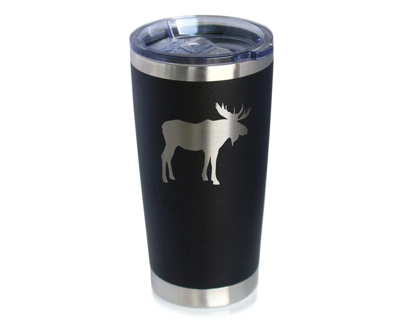 Moose Insulated Travel Tumbler - Rustic Cabin Gifts Bevvee