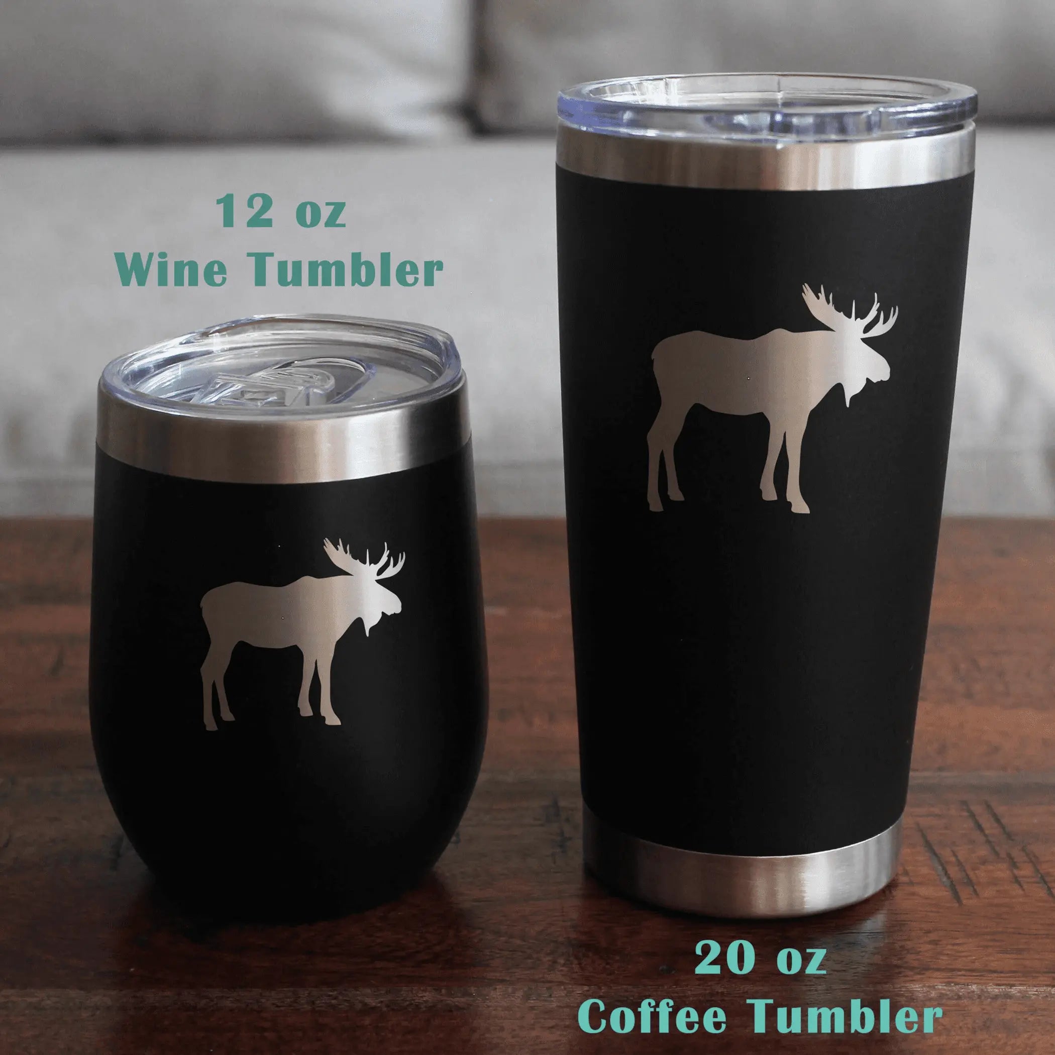 Moose Insulated Travel Tumbler - Rustic Cabin Gifts Bevvee