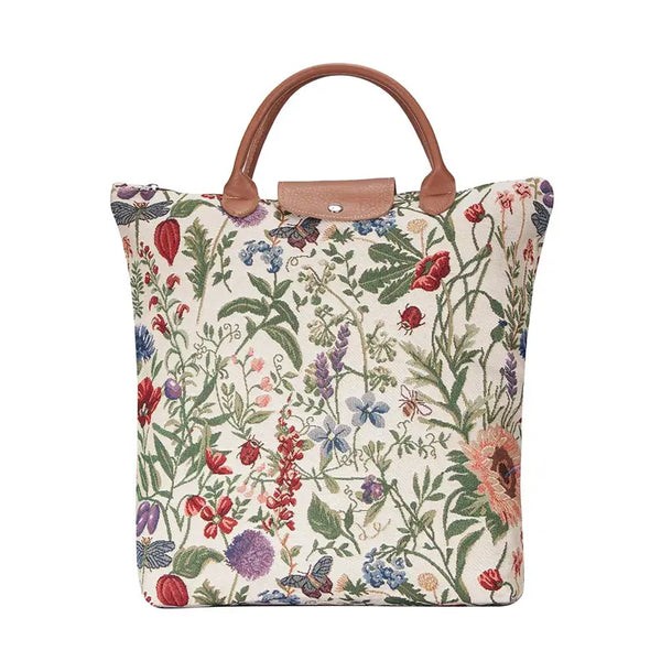 Morning Garden Foldaway Grocery Bag Signare USA