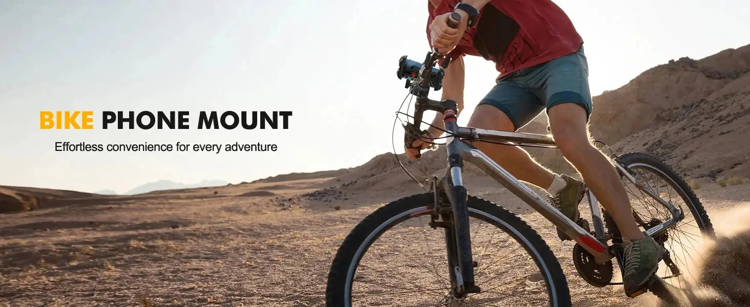 Motorcycle, mountain bike, road bike, stable and adjustable 360° rotatable universal mobile phone standSoporte para Celular GreatEagleInc