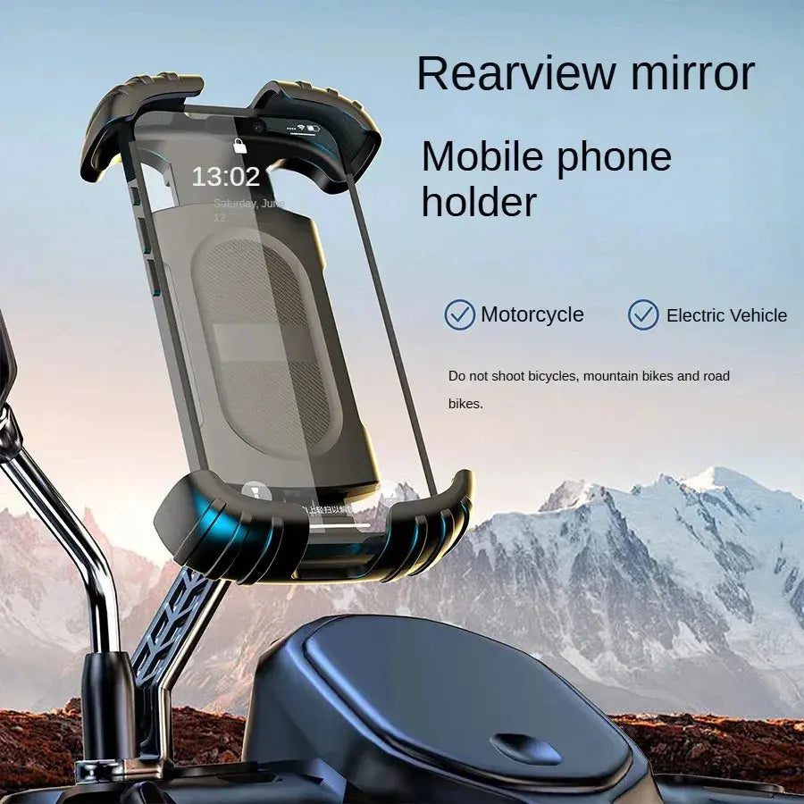 Motorcycle, mountain bike, road bike, stable and adjustable 360° rotatable universal mobile phone standSoporte para Celular GreatEagleInc
