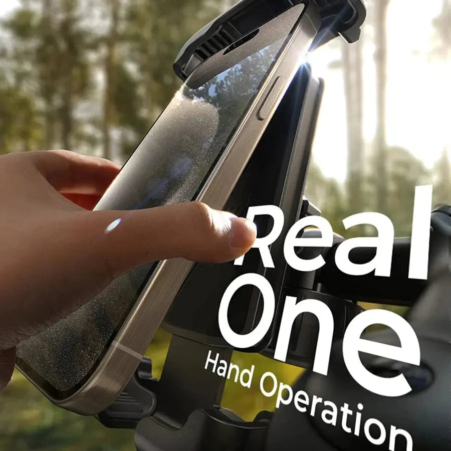 Motorcycle, mountain bike, road bike, stable and adjustable 360° rotatable universal mobile phone standSoporte para Celular GreatEagleInc