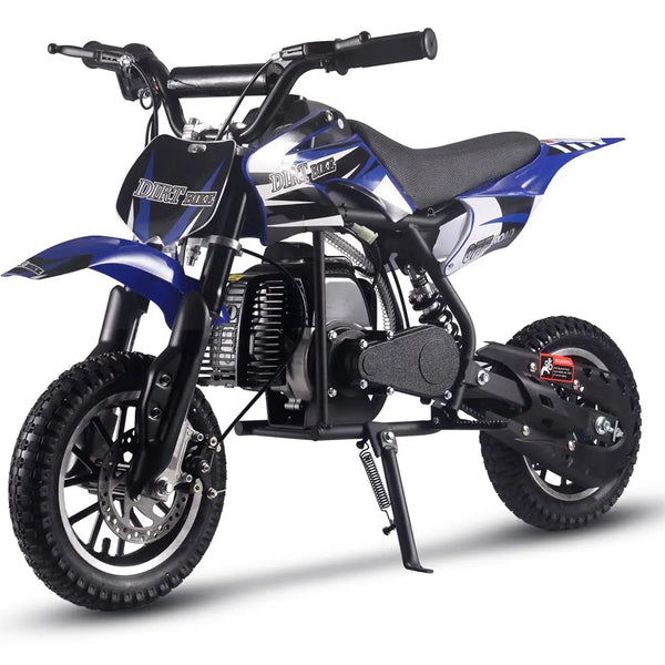 Mototec Alien Db-01 50cc 2-stroke Kids Dirt Bike Blue MotoTec