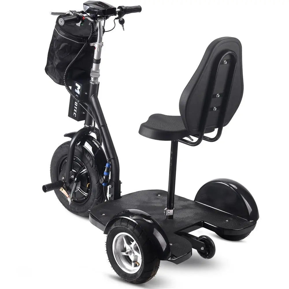 Mototec Electric Trike 48v 1000w Lithium Black MotoTec