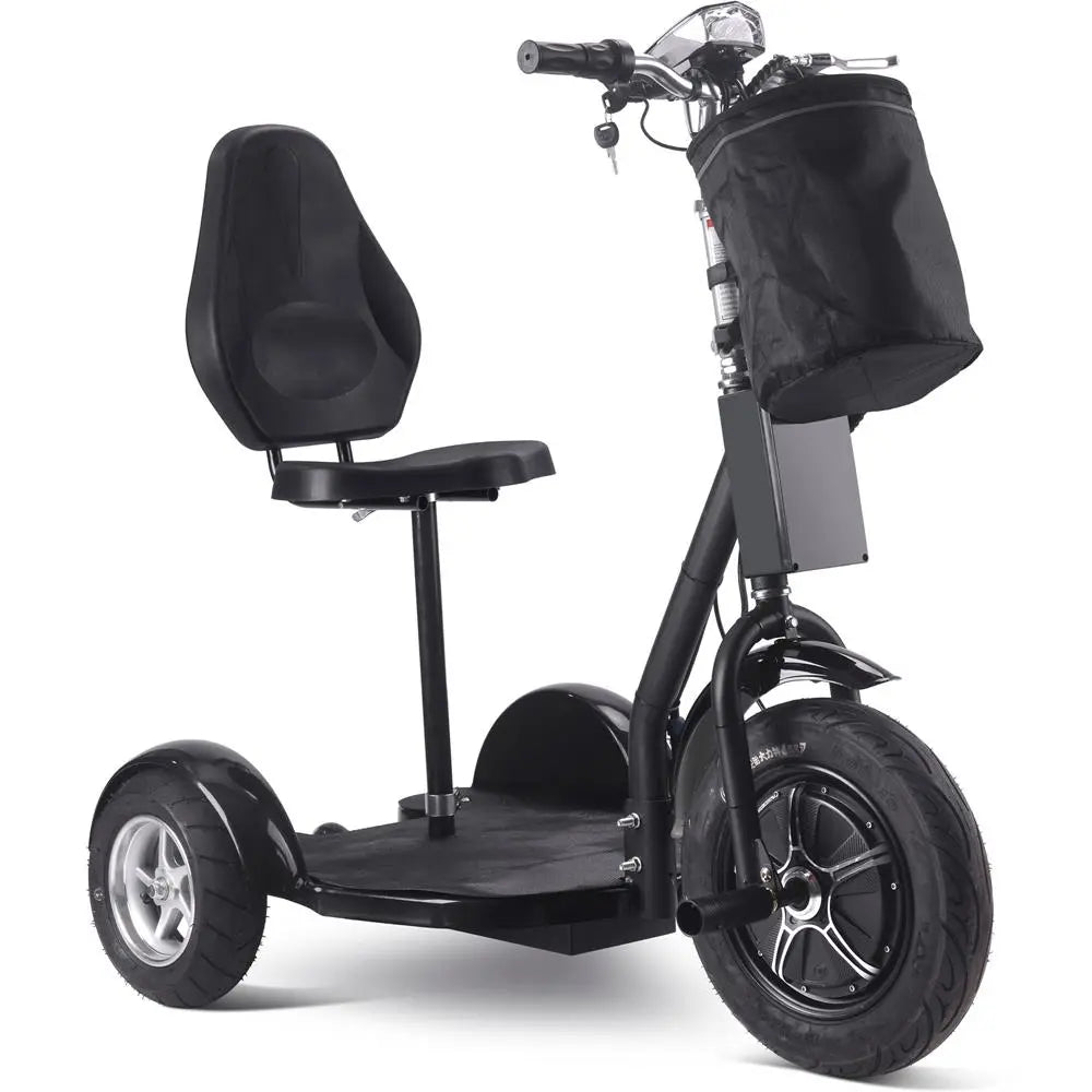 Mototec Electric Trike 48v 1000w Lithium Black MotoTec