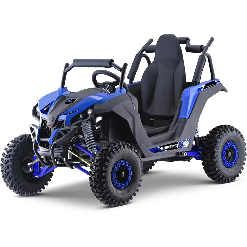 Mototec Raider Kids Utv 48v 1200w Full Suspension Blue MotoTec