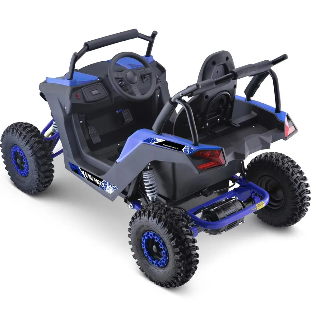 Mototec Raider Kids Utv 48v 1200w Full Suspension Blue MotoTec