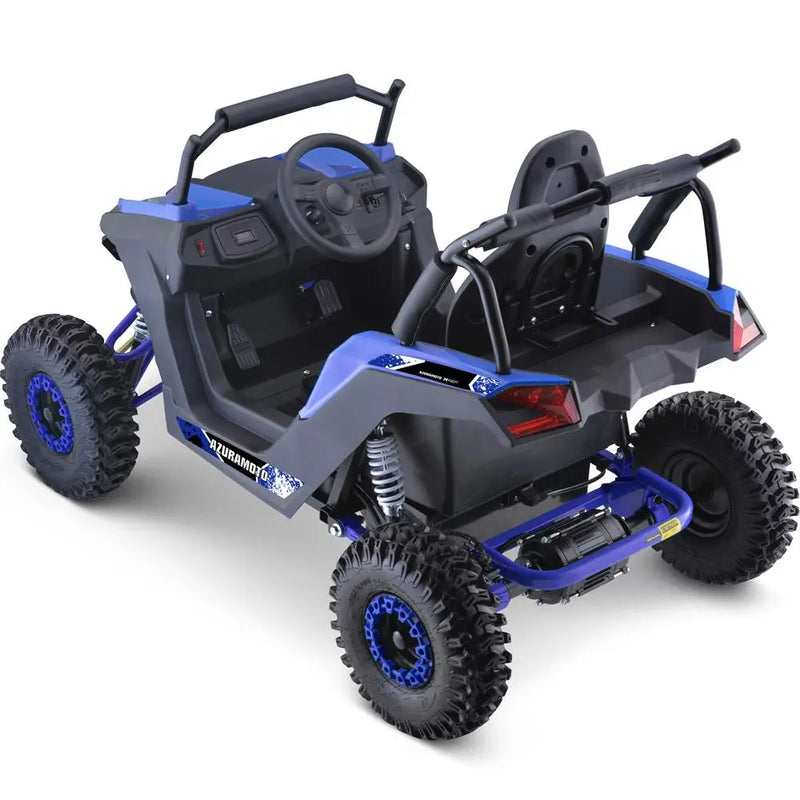 Mototec Raider Kids Utv 48v 1200w Full Suspension Blue MotoTec