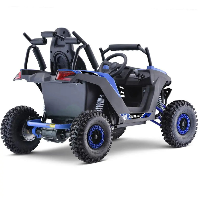 Mototec Raider Kids Utv 48v 1200w Full Suspension Blue MotoTec
