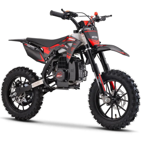 Mototec Thunder 50cc 2-stroke Kids Gas Dirt Bike Red MotoTec