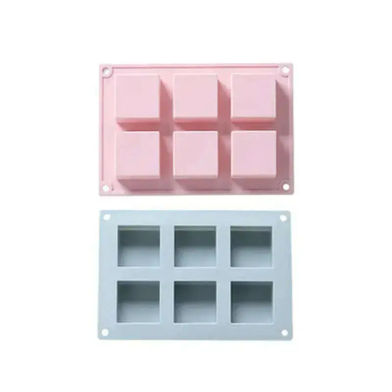 Mould-For-Handmade-Craft-Soap-Mold-Candy-Color-6-Cavity-Silicone-Plain-Basic-Rectangle-Soap-Mold-Silicone-GreatEagleInc-334236737