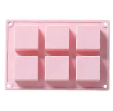 Mould-For-Handmade-Craft-Soap-Mold-Candy-Color-6-Cavity-Silicone-Plain-Basic-Rectangle-Soap-Mold-Silicone-GreatEagleInc-334237450