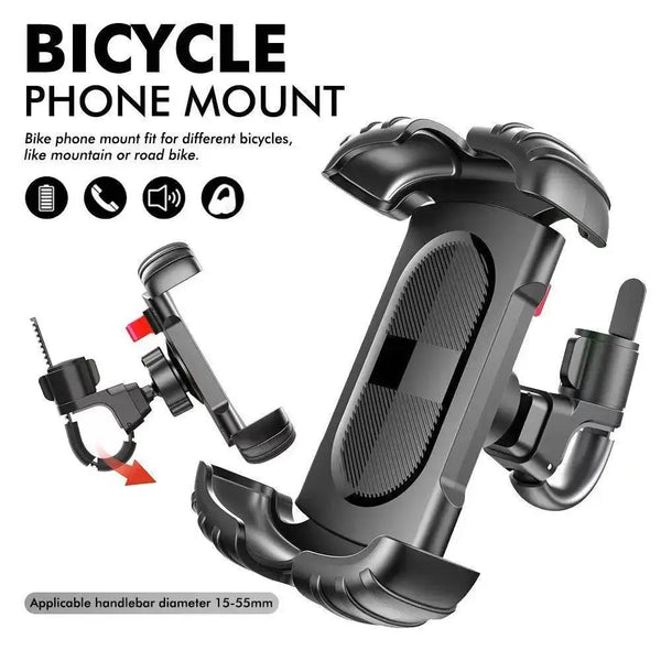 Mountain Bike Mobile Phone Safety Operate Stable and Non-slip Rotatable Navigation Mobile Phone Holder Motorcycle phone holder GreatEagleInc