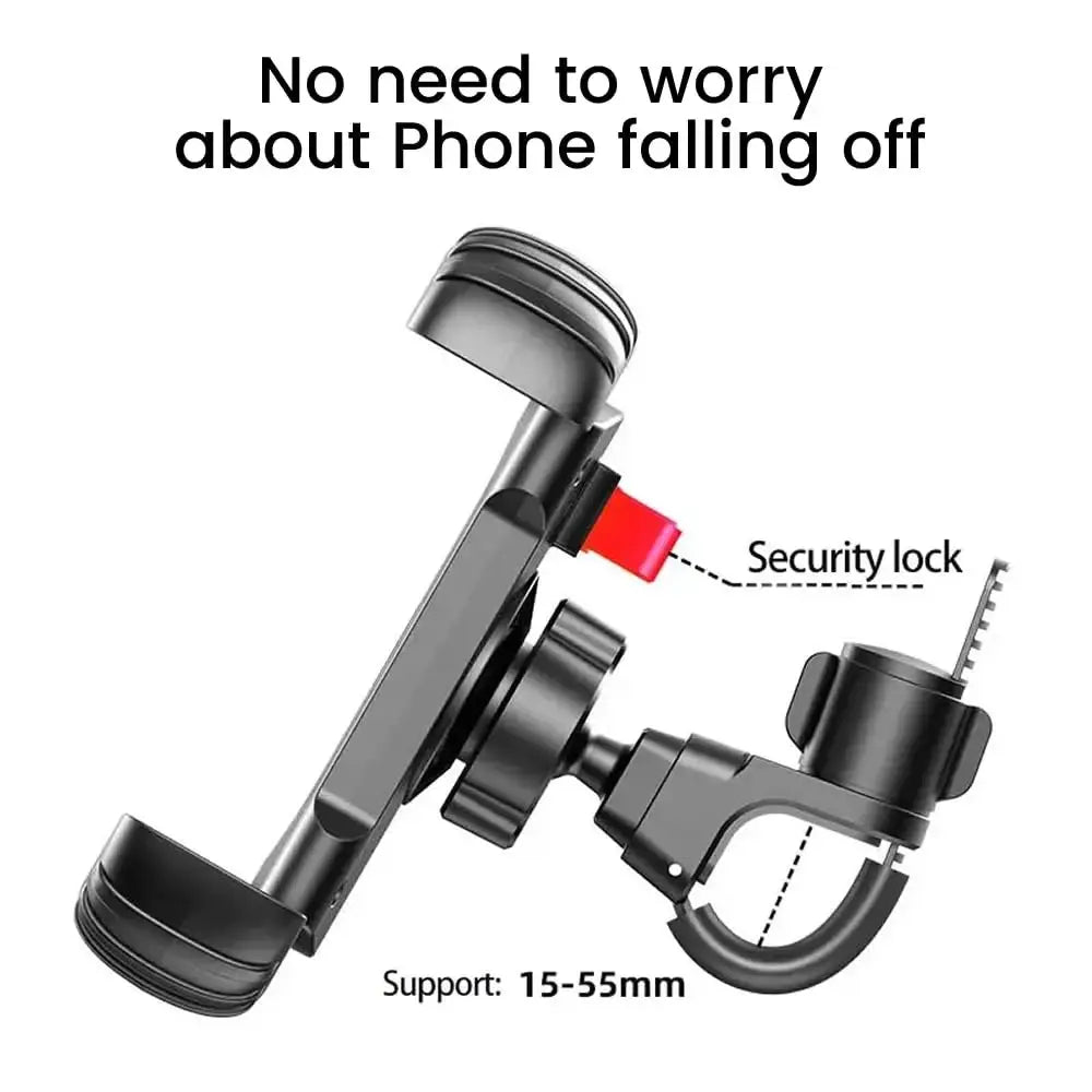 Mountain Bike Mobile Phone Safety Operate Stable and Non-slip Rotatable Navigation Mobile Phone Holder Motorcycle phone holder GreatEagleInc