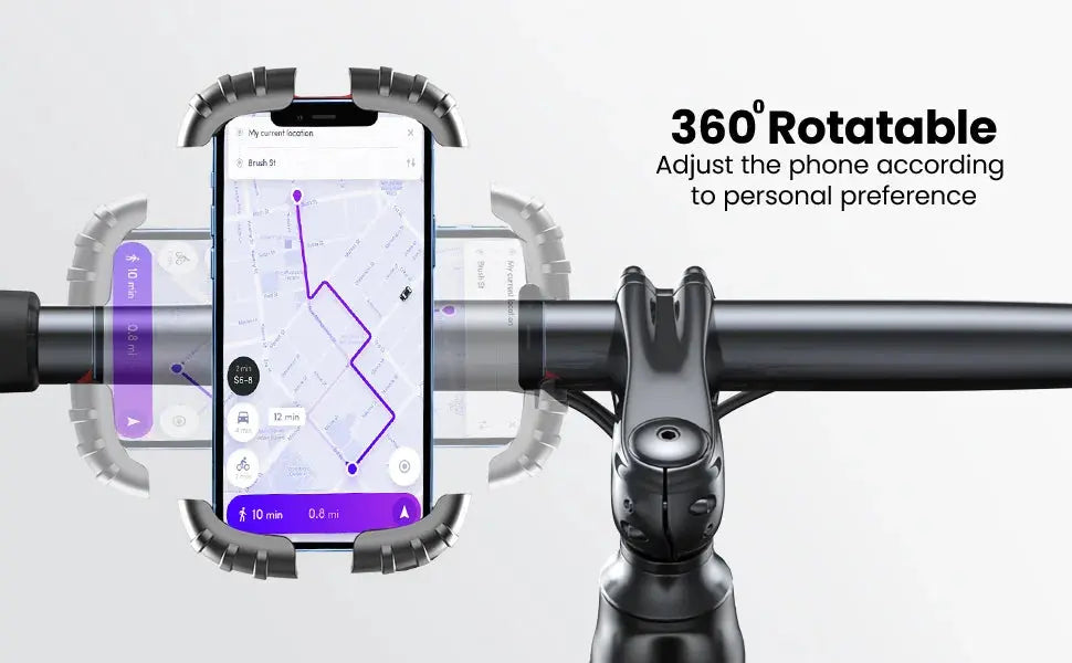 Mountain Bike Mobile Phone Safety Operate Stable and Non-slip Rotatable Navigation Mobile Phone Holder Motorcycle phone holder GreatEagleInc