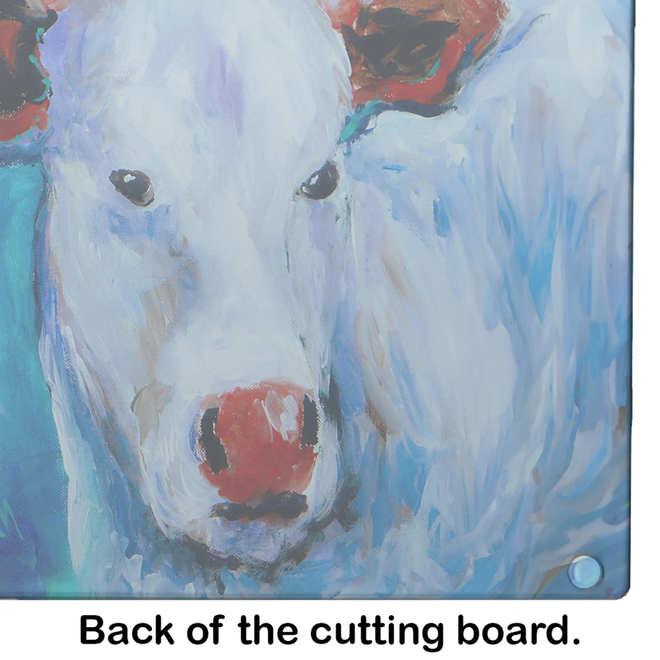 Move Over Cow Glass Cutting Board Caroline's Treasures