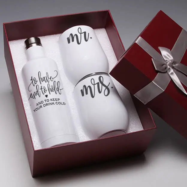 Mr. and Mrs. Boxed Gift Set (Also LGBTQ) LIANE FRIED STUDIO