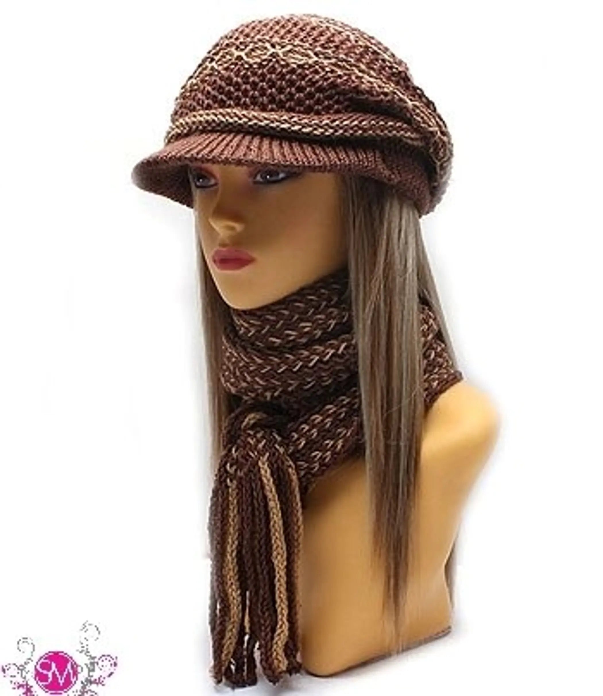 Muffler Set Winter Knit Hat and Scarf SurelyMine